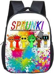 Sprunki 3D Children Backpack Schoolbag Teen Student School Book bag for Kids Boys Girls - Color1