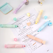 Candy Shape Highlighters, Chisel Tip, Water-Based, Quick-Drying, Smooth Writing 6 Macaron Colors