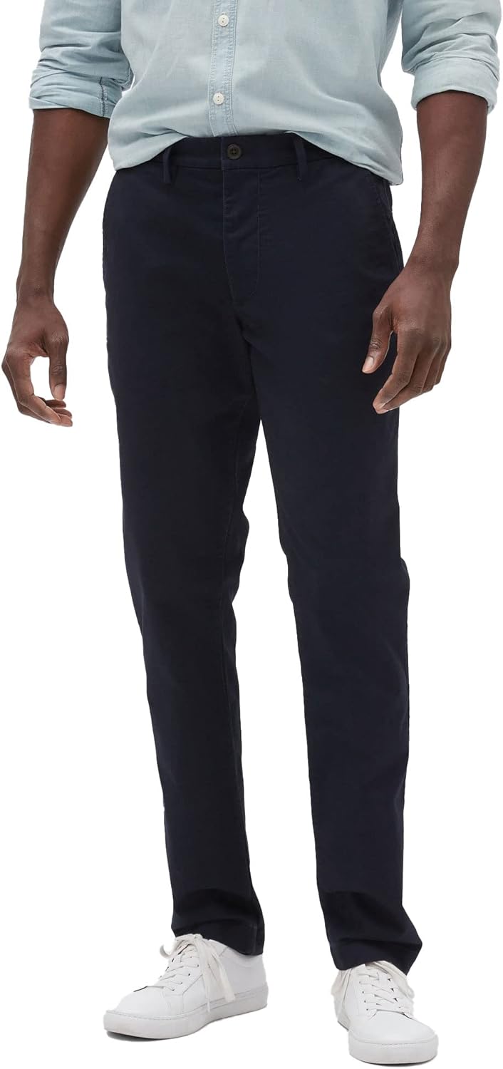 Men's Essential Slim Fit Khaki Chino Pants - New Classic Navy
