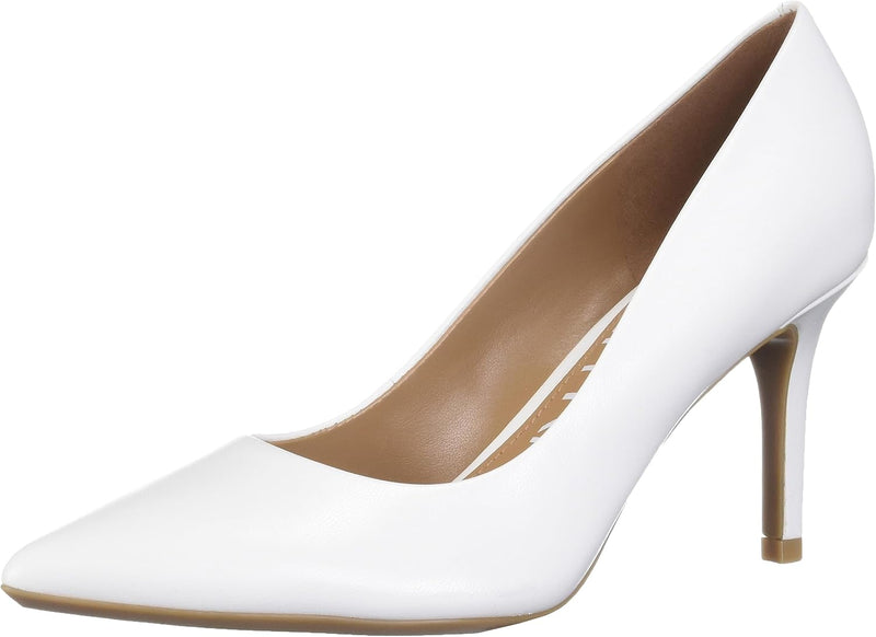 Gayle Womens Pump - White Leather 112