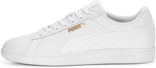 Smash V2 Low-Top unisex-adult Sneakers - PUMA White-PUMA White-PUMA Gold