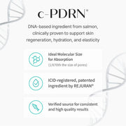 Advanced Anti-Aging Retinol + c-PDRN Serum for Face and Neck Triple Action with c-PDRN, Retinol, and Peptides