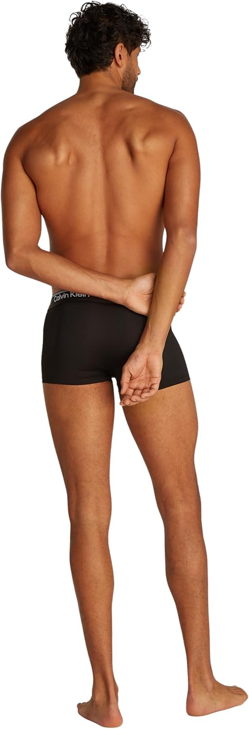 Calvin Klein Mens LOW RISE TRUNK 3PK Underwear Bottoms