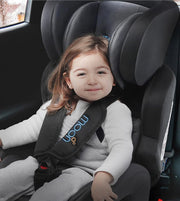 The Moon Brand Tolo Car Seat – Baby Travel Gear for Kids (9m to 11yrs) – ForwardFacing Child Booster Seat w/ Adjustable Headrest – Group 123 Comfort Car Accessories – Green