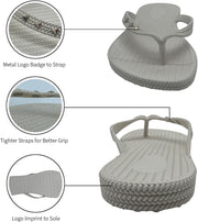 Rivet Decor Flip Flops, Comfortable Non - Slip Beach Sandals for Women, Fashion Outdoor Flip Flops