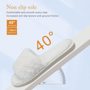 URbazaar Women‘s House Slippers Faux Fur Fashion Warm Shoes Woman Slippers Comfortable Home Furry Slippers,Lightweight Non Slip House Slippers For Cozy Indoor Outdoor