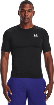 mens HEATGEAR ARMOUR Top - Short sleeve (pack of 1) - Black