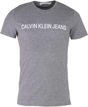 Mens Core Institutional Logo Slim T-Shirt (pack of 1) - Grey (Grey Heather)