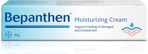 Bepanthen Moisturizing Cream, 100g, Daily Use Moisturizer, Body and Face Cream, Provitamin B5 Panthenol Moisturizer Face - 30g