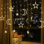 Eid Moon With Stars Decorative Lights | Ramadan Decoration Lights

