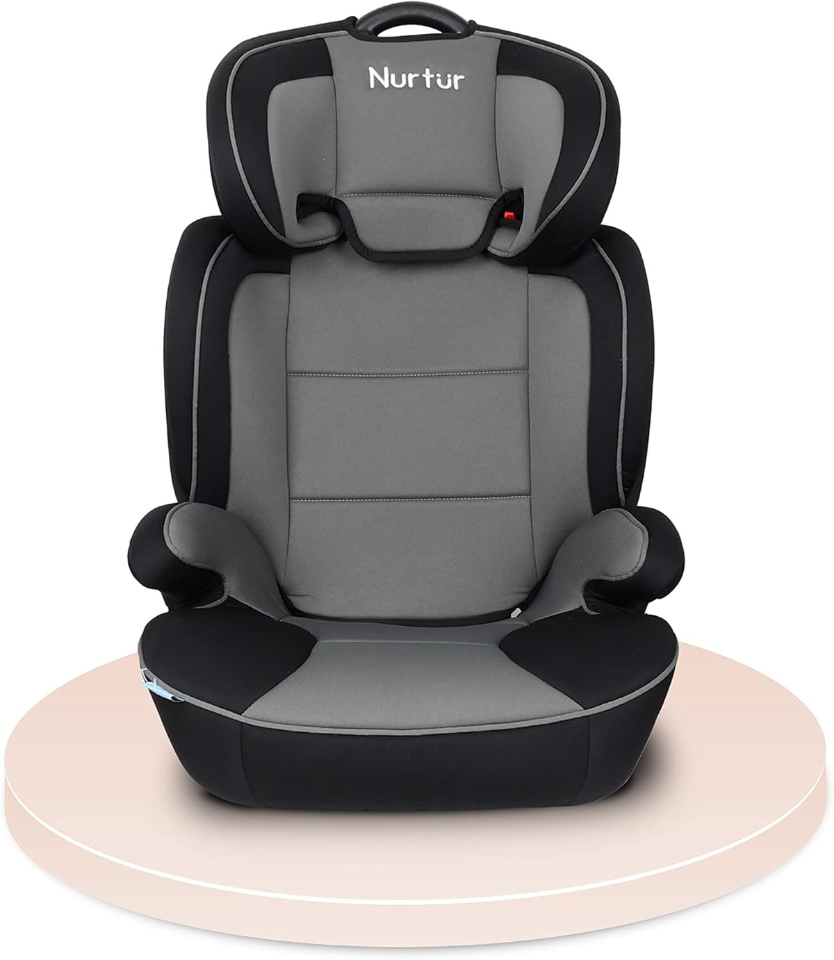 Nurtur Baby Car Seat with convertible Booster Seat - Up to 36kg - Black/grey – image 2