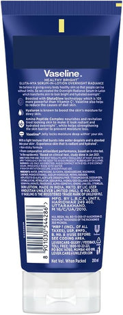 Gluta-Hya Overnight Radiance, Serum-In-Lotion, Boosted With Amino Peptide, 200ml