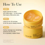 Retinal Boosting Eye Mask, Hydrogel Under Eye Patches with Peptides for Dark Circles, Puffiness, Fine Lines, 60 Patches