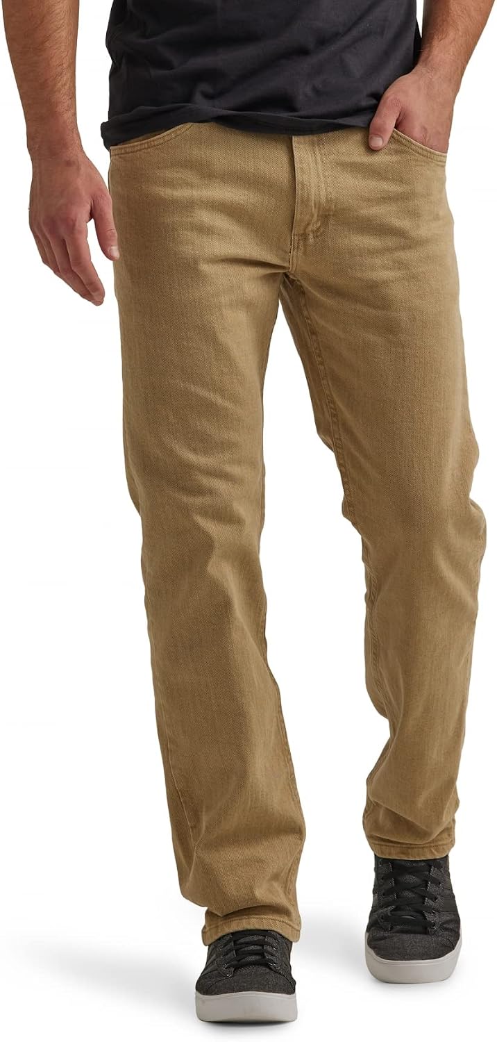 Men's Authentics Mens Classic Regular-fit Jean Jeans - Khaki Flex