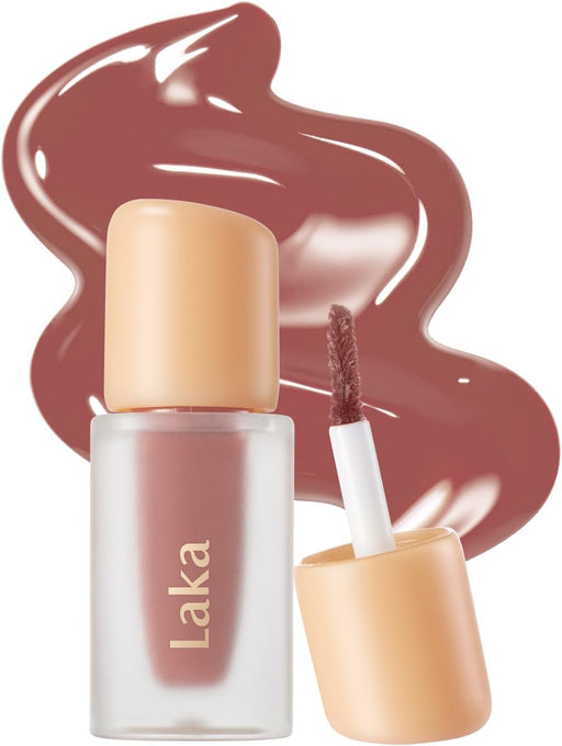Fruity Glam Lip Tint Mini, 1.9g/0.07oz, Glowing Lip Stain with Wide Color Spectrum, Hydrating & Lightweight Texture, Long-Lasting Bold Stain, Non-Sticky, Vegan, K-Beauty (102 Dewy) - #143 Brulee