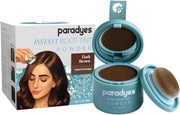 Paradyes Cover Up Powder Dark Brown Instant Root Tint Covers Grey Roots & Bald Spots Instantly for Women & Men Long-Lasting Matte Finish Easy Application 4gm - Dark Brown