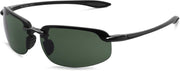 JULI Sports Sunglasses for Men Women Tr90 Rimless Frame for Running Fishing Baseball Driving MJ8001 - black black TR90