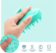 Hair Scalp Massager Brush Soft Silicone Bristles Care Scalp Massager Hair Shampoo Scrubber Manual Head Scalp Massager for Scalp Relax and Hair Clean