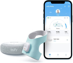 eufy Baby Smart Sock, Track Sleep Patterns and Heart Rate, Smart Baby Monitor, for Babies 0-18 Months, Use for 24 Hours