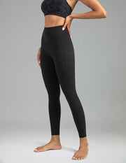 Colorfulkoala Women's High Waisted Tummy Control Workout Leggings 7/8 Length Yoga Pants with Pockets