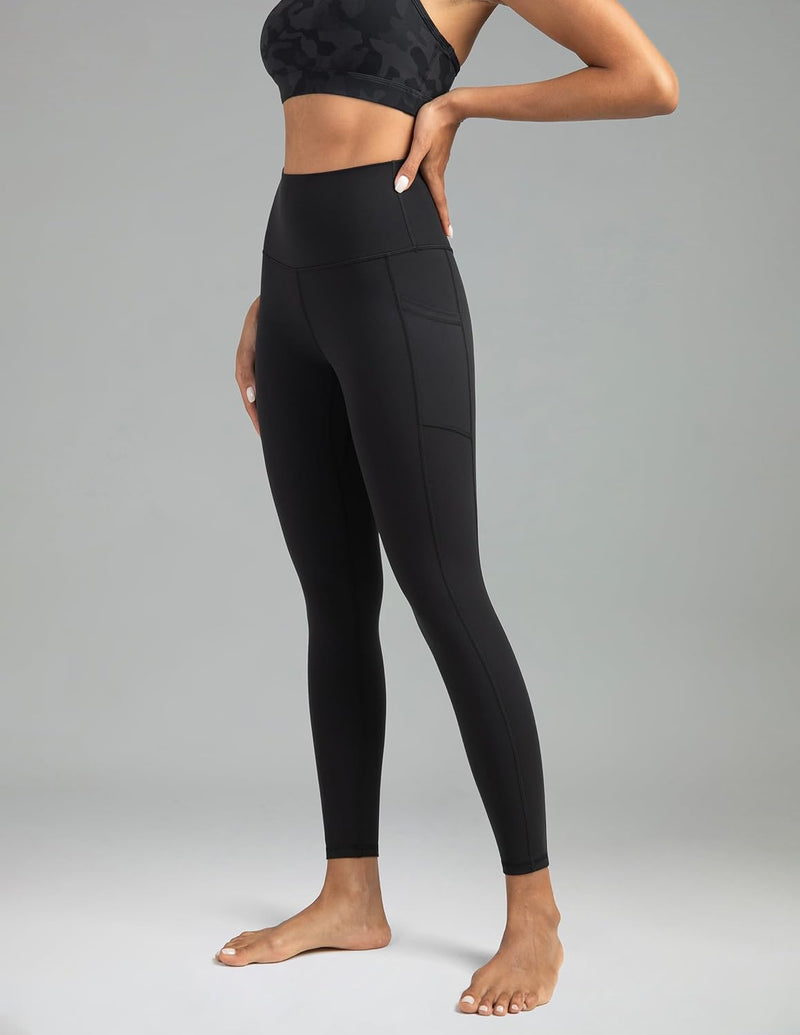 Colorfulkoala Women's High Waisted Tummy Control Workout Leggings 7/8 Length Yoga Pants with Pockets