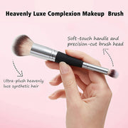 MAKINGTEC Makeup Brushes, Dual-ended Foundation Brush Concealer Brush Perfect Any Look Premium Luxe Hair Rounded Taperd Flawless Brush Ideal for Liquid Cream Powder Blending Buffing Concealer (2Pcs)