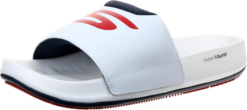 ARCH FIT HYPER SLIDE mens PERFORMANCE - WHITE NAVY RED