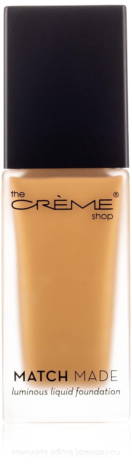 The CrÃ¨me Shop Luminous Warm Beige. Liquid Foundation Matte Finish. Lightweight Buildable To Full Coverage. Mannequin Glowy Effect. -Match Made, 33
