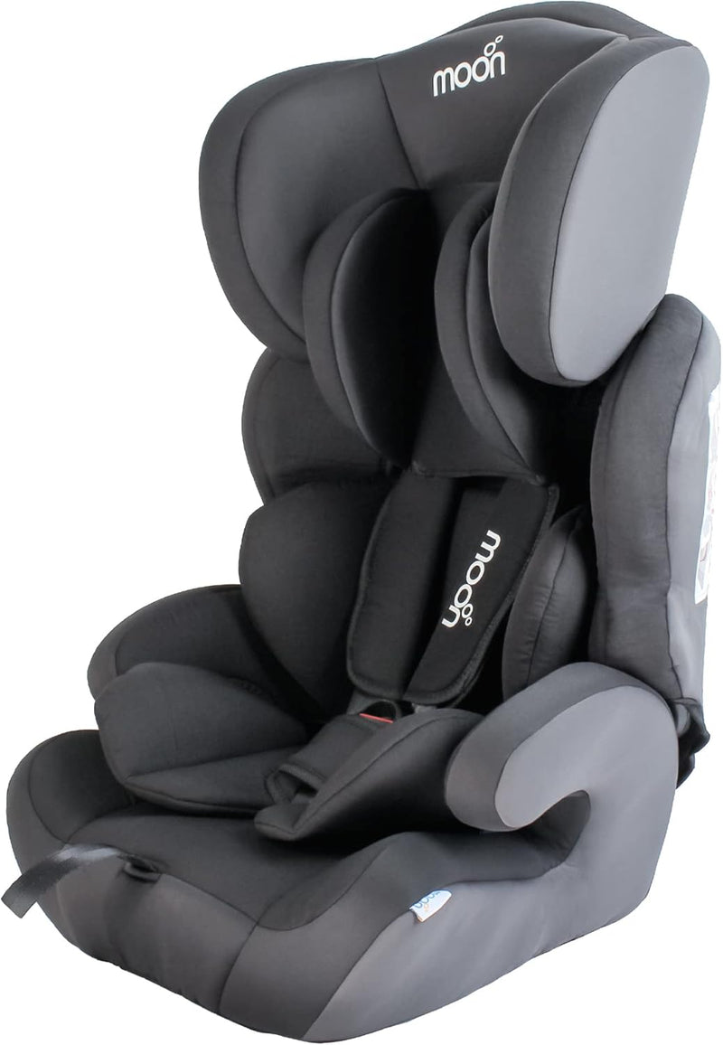 The Moon Brand Tolo Car Seat – Baby Travel Gear for Kids (9m to 11yrs) – ForwardFacing Child Booster Seat w/ Adjustable Headrest – Group 123 Comfort Car Accessories – Green