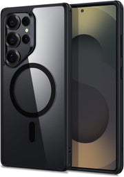 ESR for iPhone 15 Pro Max Case, Compatible with MagSafe, Military-Grade Protection, Yellowing Resistant, Scratch-Resistant Back, Magnetic Phone Cover for iPhone 15 Pro Max, Classic Series, Clear - S25 Ultra A-Clear Black