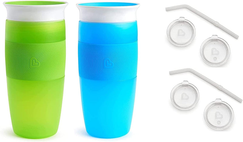 Munchkin 7oz Miracle® 360° Trainer Cup - 2pk (Blue/Green)