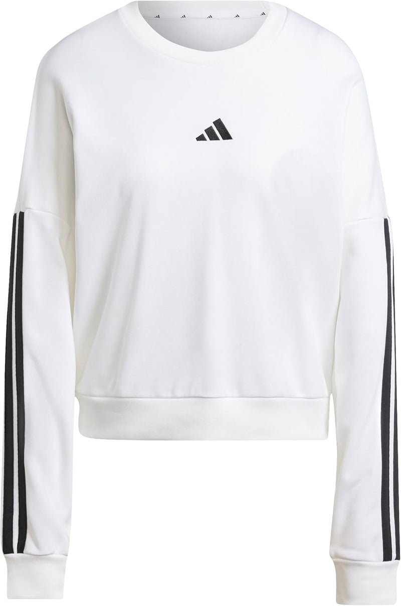 Women's Essentials 3-stripes French Terry Sweatshirt Sweatshirt (pack of 1) - White