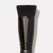 e.l.f. Triangular Buffing Foundation Brush, Flat-Top Makeup Brush For Applying Foundation Evenly, Made With Synthetic Bristles, Vegan & Cruelty-Free - Black - Triangular Foundation 1 Count (Pack of 1)