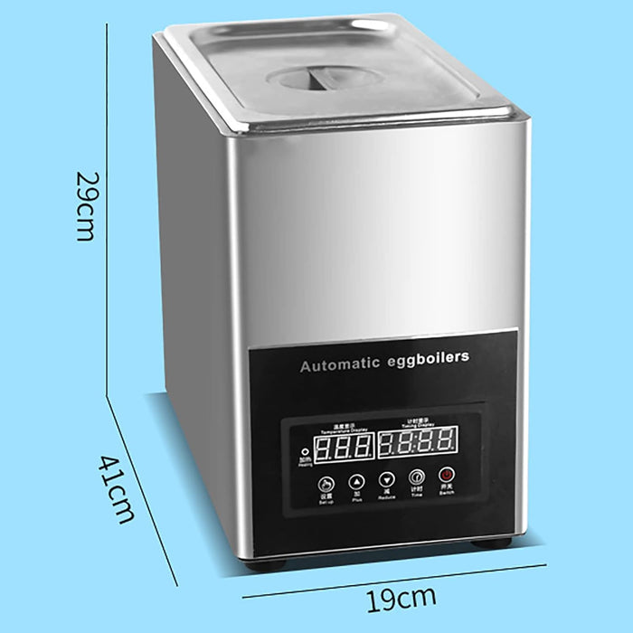 GZDpwgn Hot Spring Egg Cooker, Commercial 50Pcs Large Capacity Premium Egg Boiler, Intelligent Automatic Half-Boiled Egg Soft-Boiled Egg Machine,for Rapid Soft, Medium, Poached, Hard Boiled Eggs