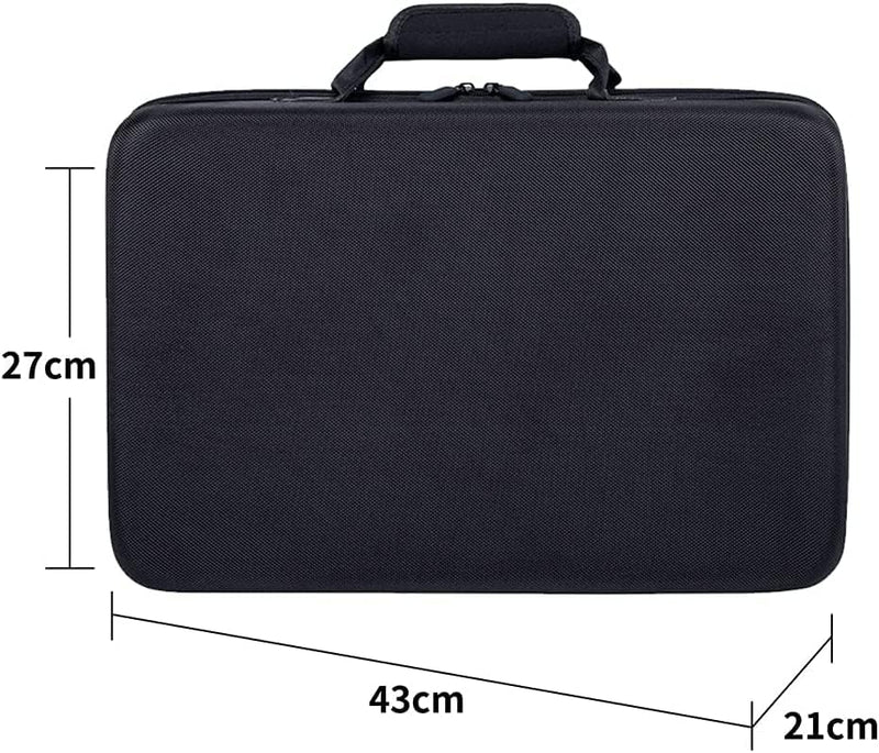 Wemart PS-5 Case with Hard Shell, Play-Station 5 Travel Case, Protective Travel Bag Holds Console, Controllers, Base and Accessories, Shockproof, Waterproof and Scratchproof