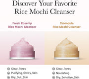 Rice Mochi Facial Cleanser Gift Set, 6 Varieties, 0.52 oz each - travel size, Korean skin care, holiday gift set