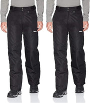 mens Essential Snow Pants - Black XX-Large/32" Inseam (Pack of 2)