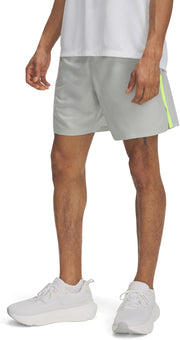 Mens Men's UA Launch 7" Shorts Bottoms (pack of 1) - Hydro Green / High Vis Yellow / Reflective