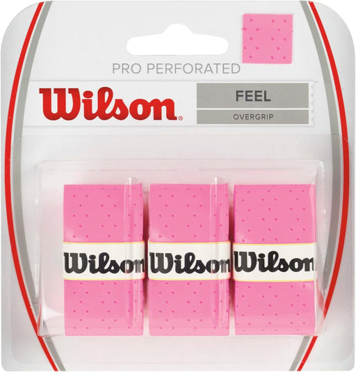 Wilson Perforated Pro Tennis Racquets Over Grip - Pink