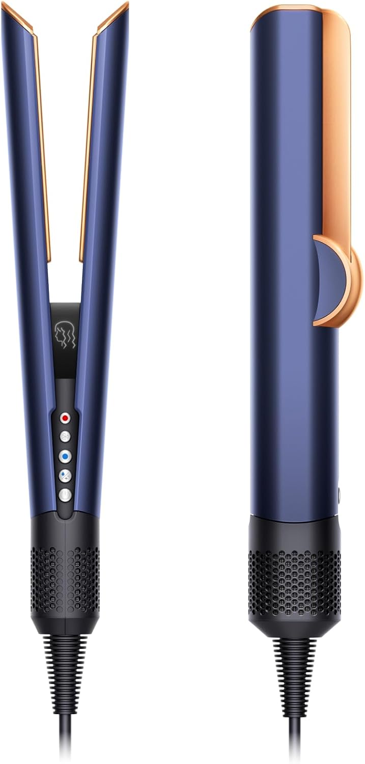 Airstrait Straightener (Ceramic Pink) 2 Years Dyson Warranty - Prussian/Blue