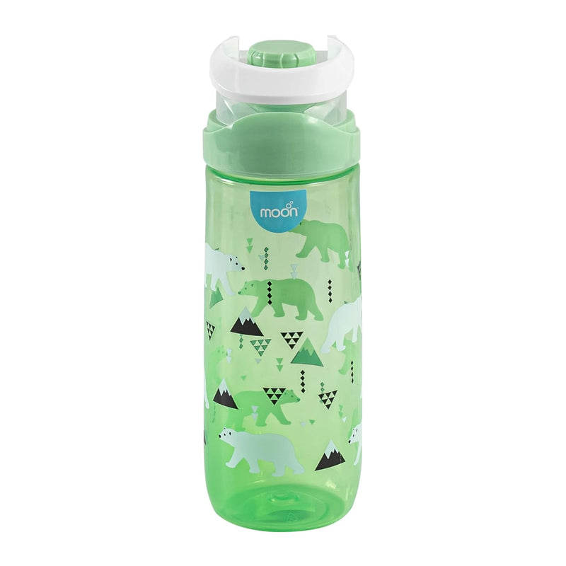 The Moon Brand Kids Water Bottle Portable 735ml for Indoor & Outdoor Activities: TravelPicnicsHikingschoolsports Spill ProofBreak ResistantBPA Free Dishwasher Safe, OdorFree ??Green