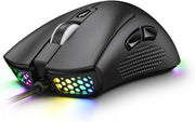 Alpha Pack 3-in-1 Gaming Bundle Keyboard, 65g Lightweight Mouse & Mousepad - Black