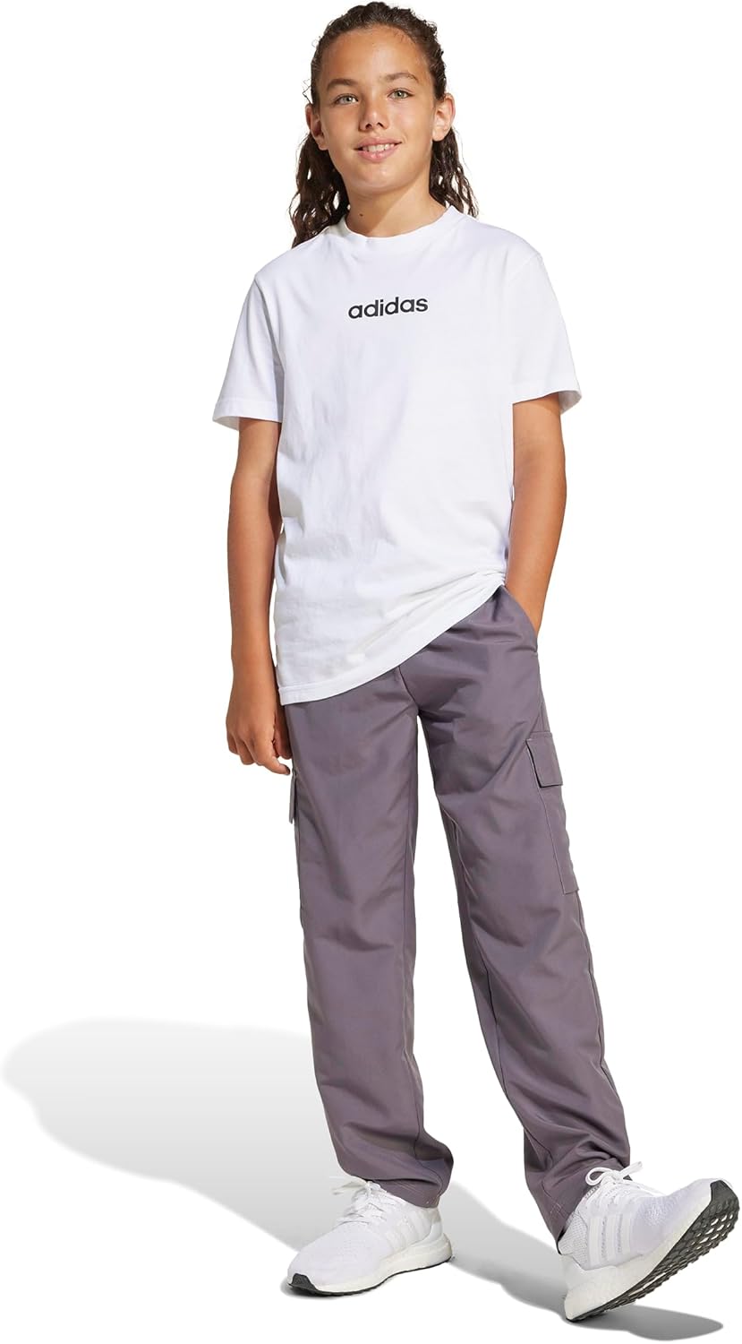 J LIN TEE 160 unisex-child WHITE/BLACK 11-12Y – image 3