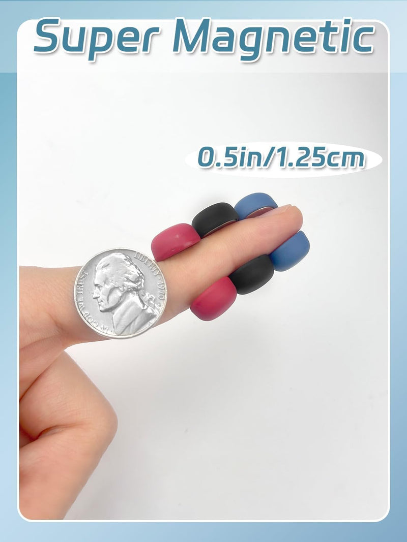 DUOMIAO 12 Pairs Strong Hijab Magnets Pinless Hijab Pins for Women, Multi Use Magnetic Pins for Hijab Scarf Shirts Dress and Clothes.