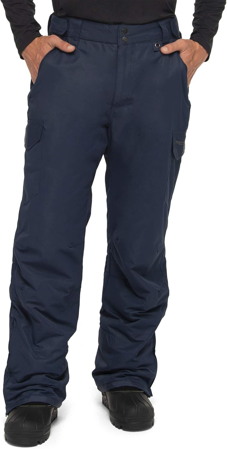 mens Snow Sports Cargo Pants skiing-pants - Blue Night