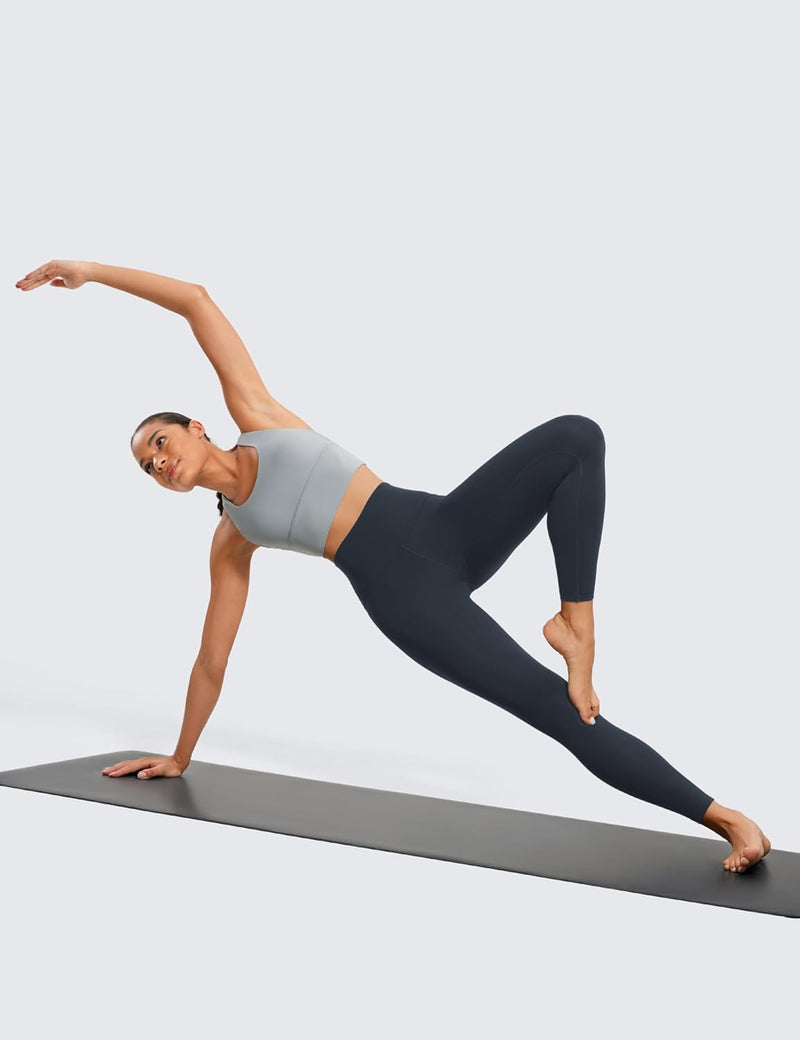 CRZ YOGA Women's Butter Luxe Leggings 25 Inches - High Waisted Buttery Soft Comfort Lounge Leggings