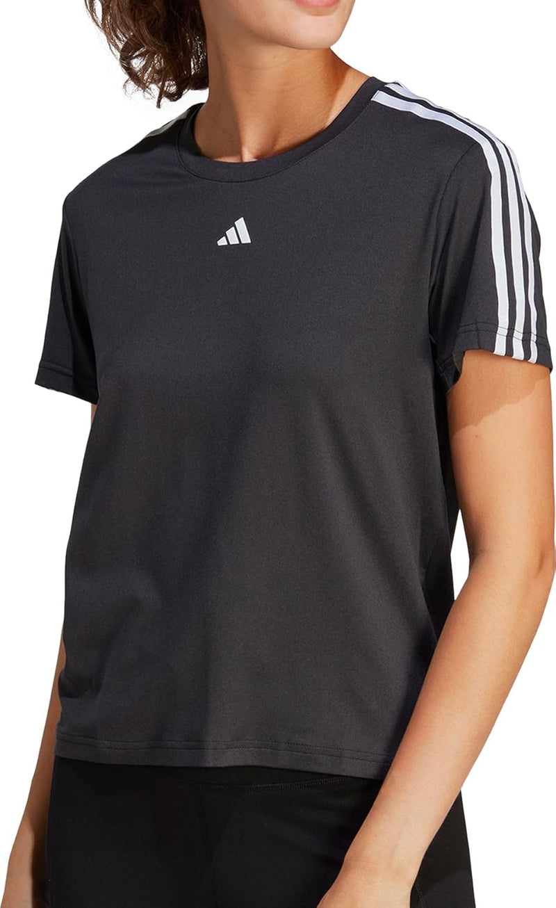 Women's Aeroready Train Essentials 3-stripes T-Shirt (Short Sleeve) - Black