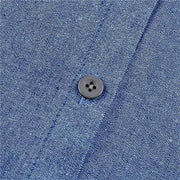 MOTIM Women’s Casual Shirt Dress, Button Down Denim Maxi Dress Lapel Long Sleeve Long Jean Dresses with Pockets