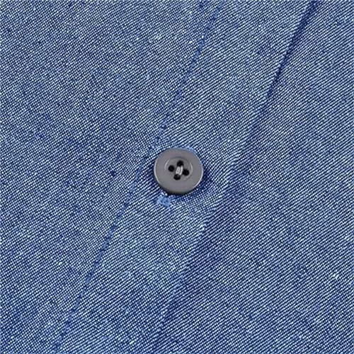MOTIM Women’s Casual Shirt Dress, Button Down Denim Maxi Dress Lapel Long Sleeve Long Jean Dresses with Pockets