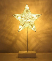 YU WELL EID Ramadan Decoration Lights, Star with Moon and serial lights, 3.5M Ramadan Lights with 8 Sequence Modes, comes with 220V. Celebration Lights (Stars with Mosque) - Star